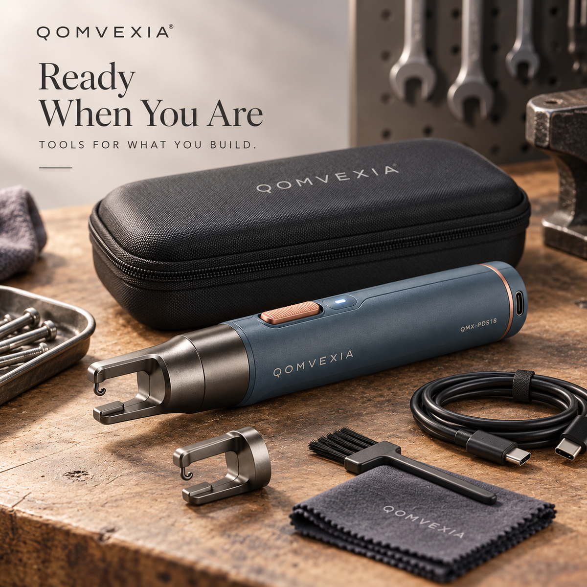 QOMVEXIA Rechargeable Cotter Pin & Split-Pin Extraction Tool