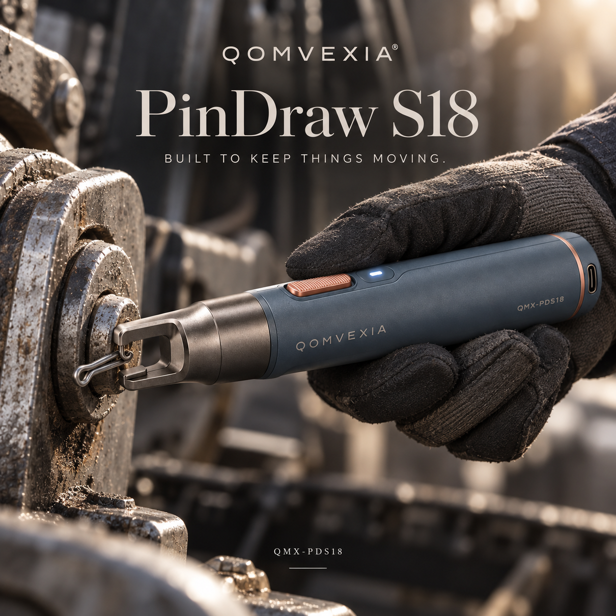 QOMVEXIA Rechargeable Cotter Pin & Split-Pin Extraction Tool detail 1